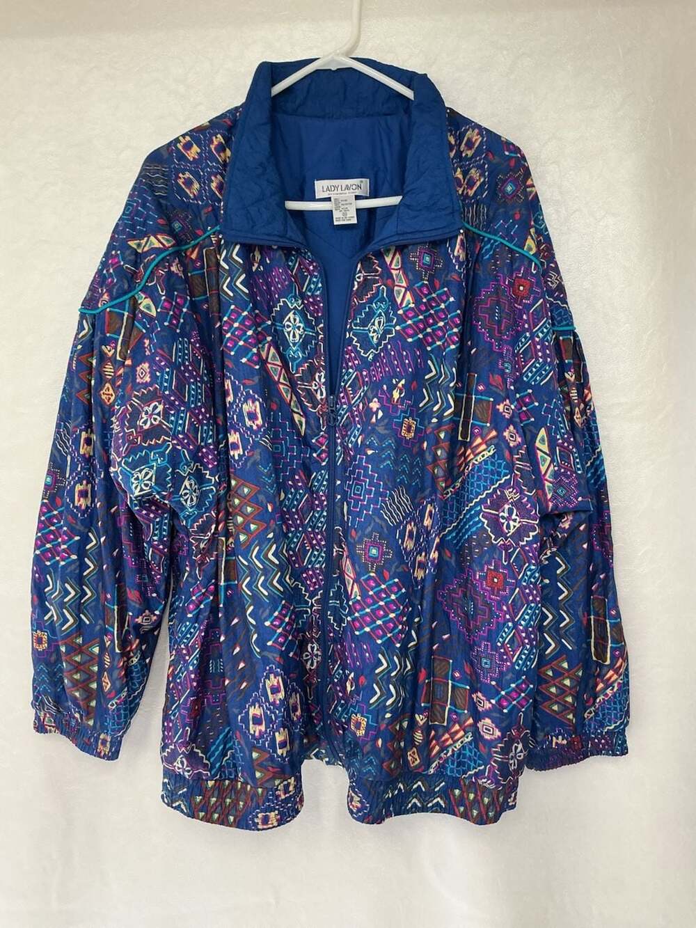 Vintage 90s Lady Lavon Windbreaker Jacket 3X